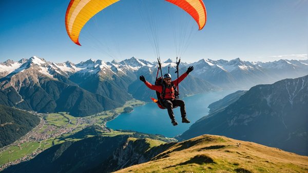 Offrez un vol en parapente et planez au-dessus des alpes